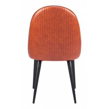 ZUO Silloth Armless Dining Chair (Set of 2) - Brown