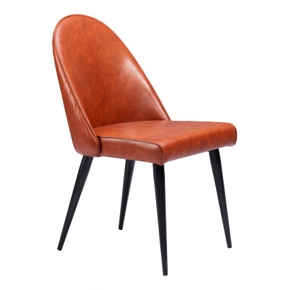 ZUO Silloth Armless Dining Chair (Set of 2) - Brown