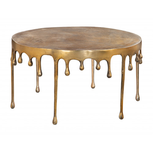 ZUO - Drip Coffee Table in Antique Brass
