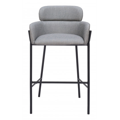 ZUO Bremor Barstool - Slate Gray