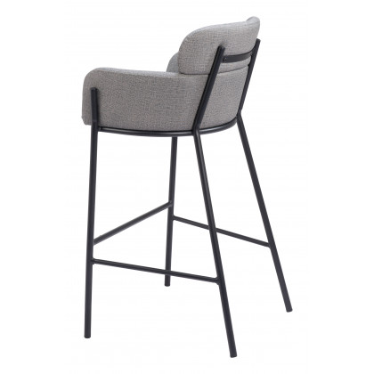 ZUO Bremor Barstool - Slate Gray