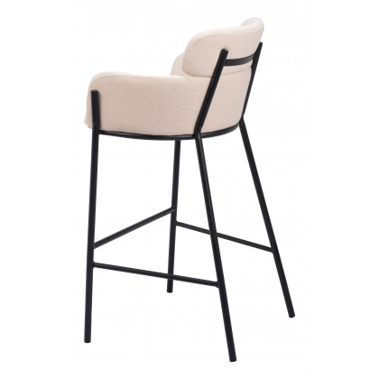 ZUO Bremor Barstool - Beige