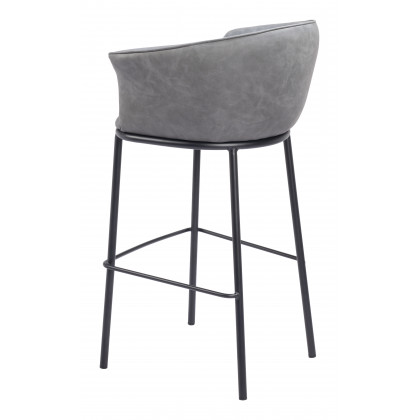 ZUO Garston Barstool - Gray