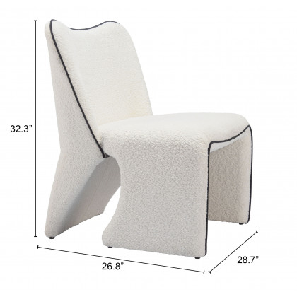 ZUO - Novo Accent Chair in Ivory