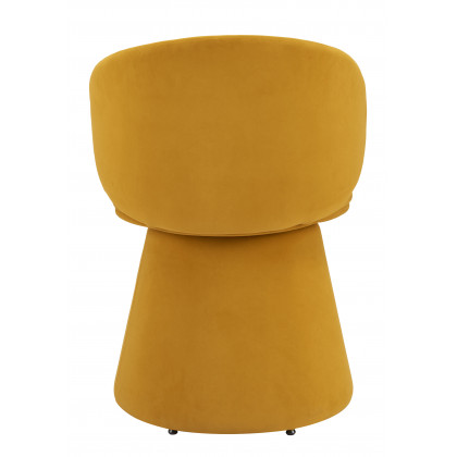 ZUO - Oblic Swivel Dining Chair in Orange