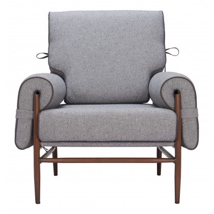 ZUO - Klem Accent Chair in Gray