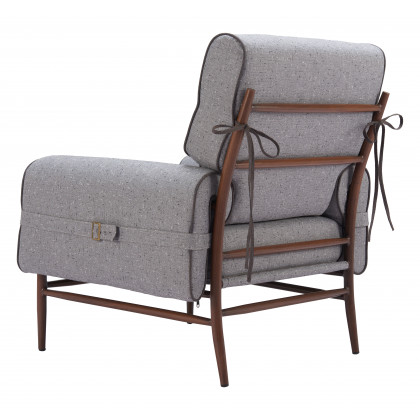 ZUO - Klem Accent Chair in Gray