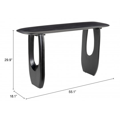 ZUO - Arasan Console Table in Black