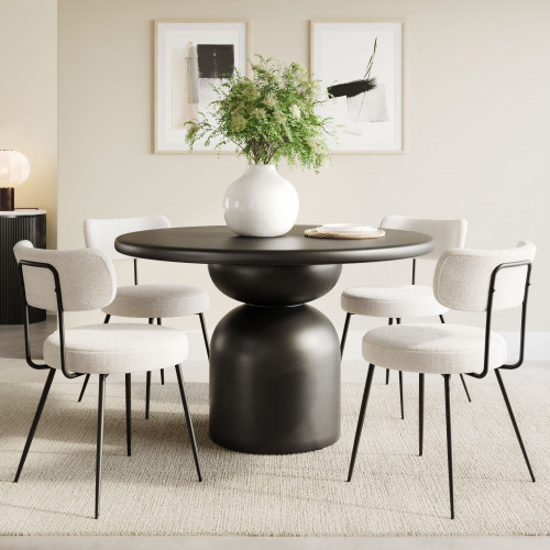 ZUO - Hals Dining Table in Black
