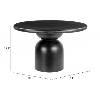 ZUO - Hals Dining Table in Black