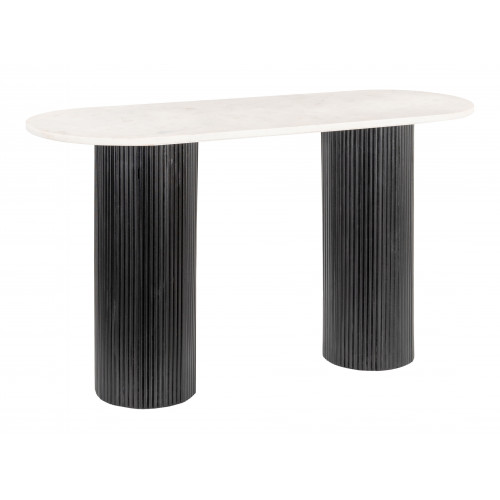 ZUO - Izola Console Table in White/Black