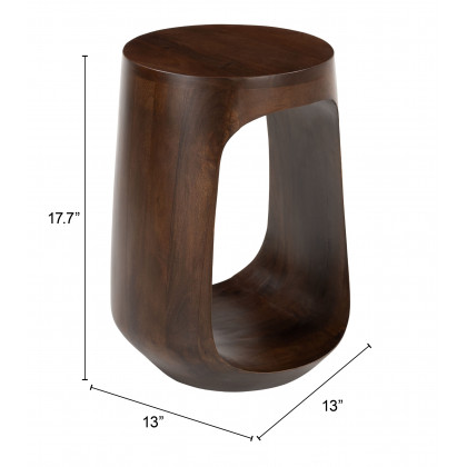 ZUO - Okno Side Table in Walnut