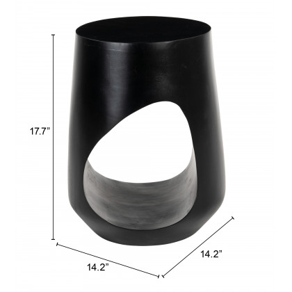 ZUO - Tilk Side Table in Black