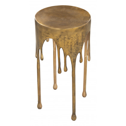 ZUO - Drip Accent Table in Antique Brass