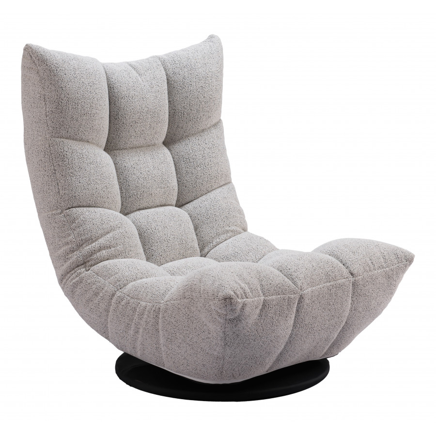 ZUO - Down Go Swivel Chair in Ash Gray