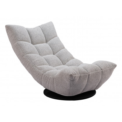 ZUO - Down Go Swivel Chair in Ash Gray