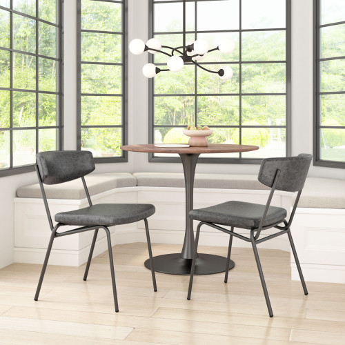 ZUO Charon Dining Chair (Set of 2) - Vintage Black