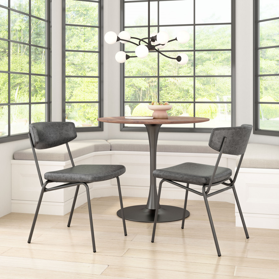 ZUO Charon Dining Chair (Set of 2) - Vintage Black