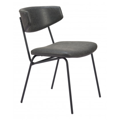 ZUO Charon Dining Chair (Set of 2) - Vintage Black