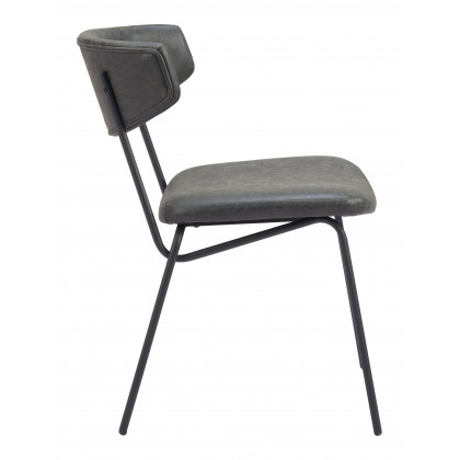 ZUO Charon Dining Chair (Set of 2) - Vintage Black