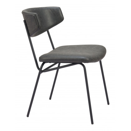 ZUO Charon Dining Chair (Set of 2) - Vintage Black