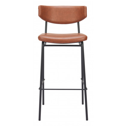 ZUO Charon Barstool (Set of 2) - Vintage Brown