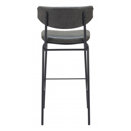 ZUO Charon Barstool (Set of 2) - Vintage Black
