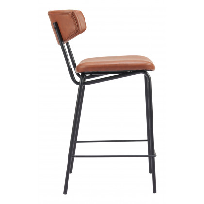 ZUO Charon Counter Stool (Set of 2) - Vintage Brown