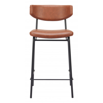 ZUO Charon Counter Stool (Set of 2) - Vintage Brown