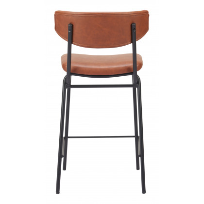 ZUO Charon Counter Stool (Set of 2) - Vintage Brown