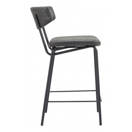 ZUO Charon Counter Stool (Set of 2) - Vintage Black