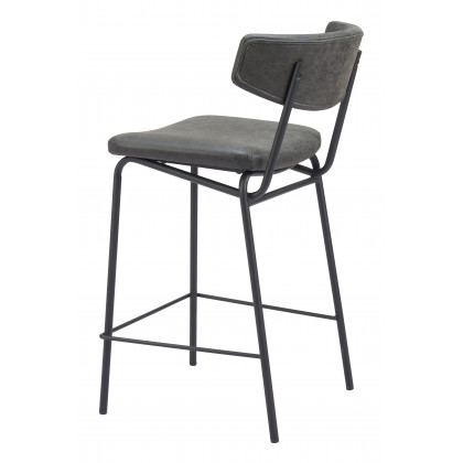 ZUO Charon Counter Stool (Set of 2) - Vintage Black