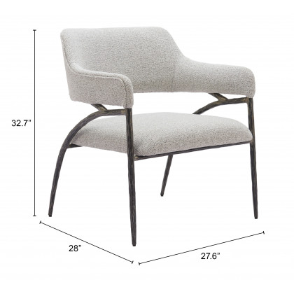 ZUO - Vesterboro Accent Chair in Gray