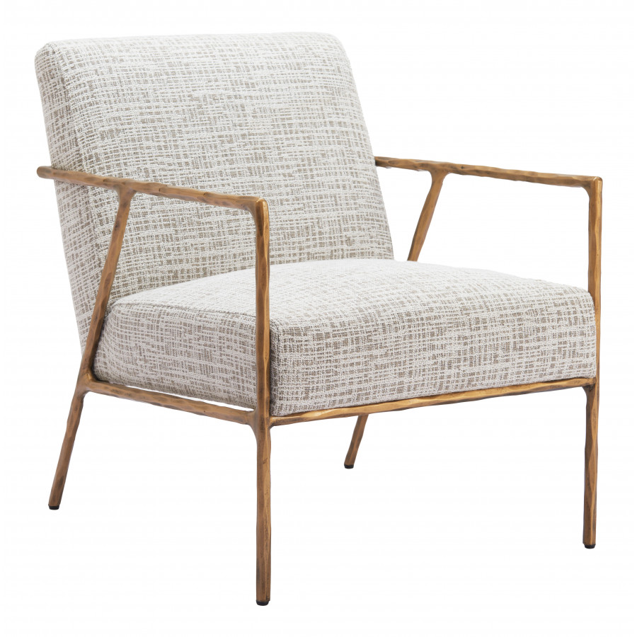 ZUO - Norrebro Accent Chair in Beige Frost