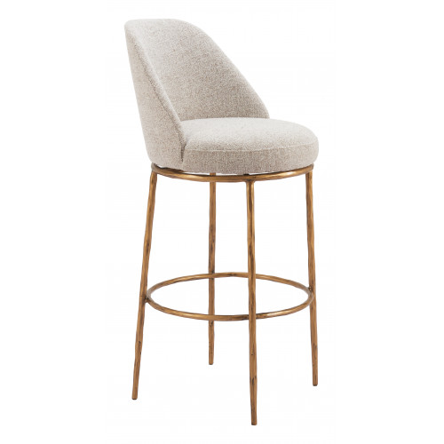 ZUO - Nordhavn Swivel Barstool
