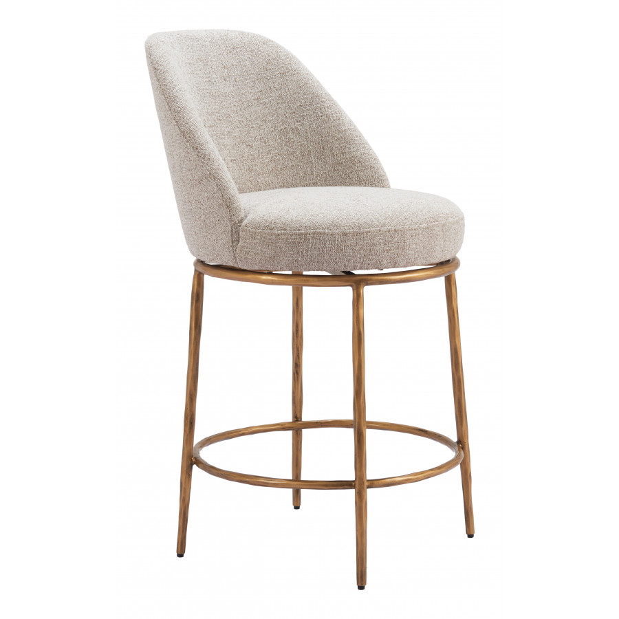 ZUO - Nordhavn Swivel Counter Stool