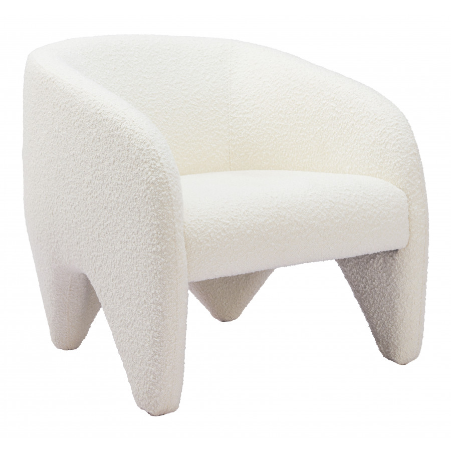 ZUO - Lopta Accent Chair in White