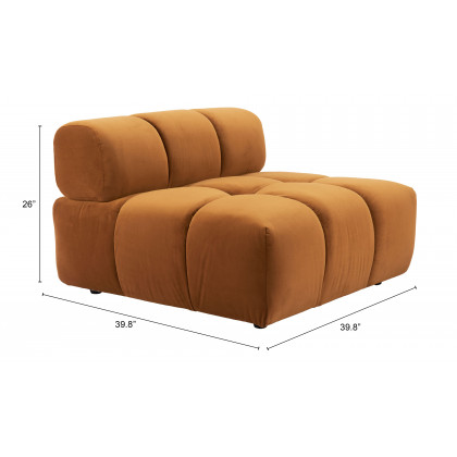 ZUO - Rist Middle Chair in Brown