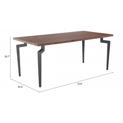 ZUO - Kani Dining Table in Walnut