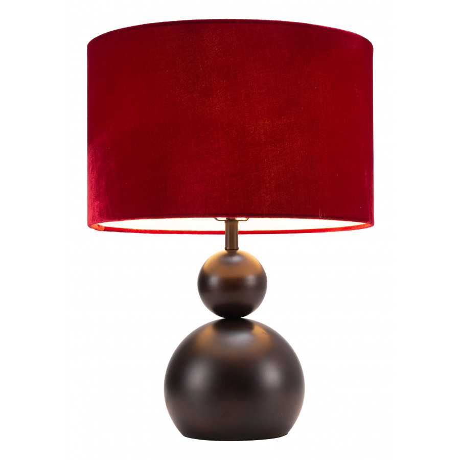 ZUO - Shobu Table Lamp in Red