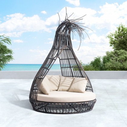 ZUO - Tangalle Daybed in Brown/Beige