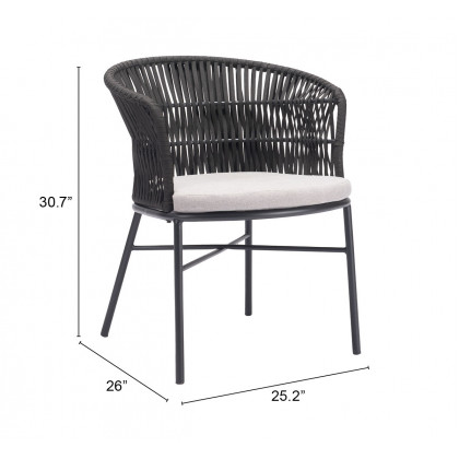 ZUO Freycinet Dining Chair (Set of 2) - Black