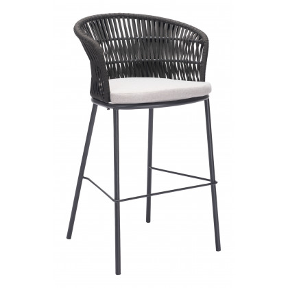 ZUO Freycinet Barstool - Black