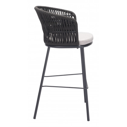 ZUO Freycinet Barstool - Black