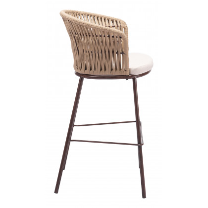 ZUO Freycinet Barstool - Natural