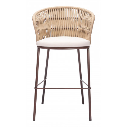 ZUO Freycinet Barstool - Natural