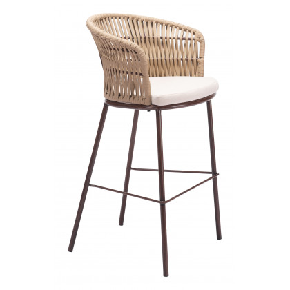 ZUO Freycinet Barstool - Natural
