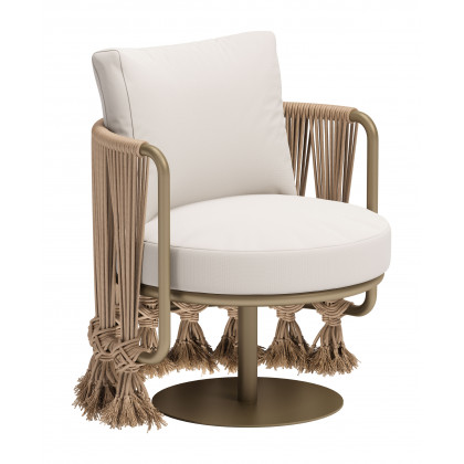 ZUO - Uzel Accent Chair in White