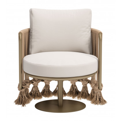 ZUO - Uzel Accent Chair in White