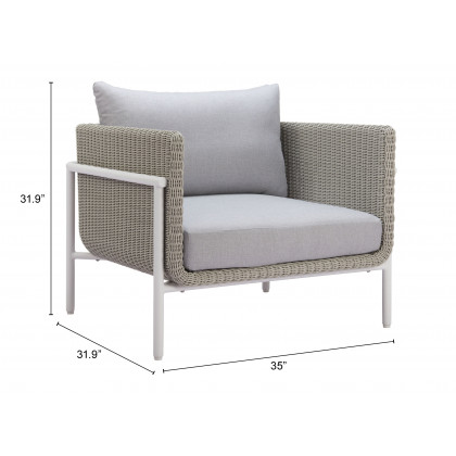 ZUO - Frais Armchair in Gray